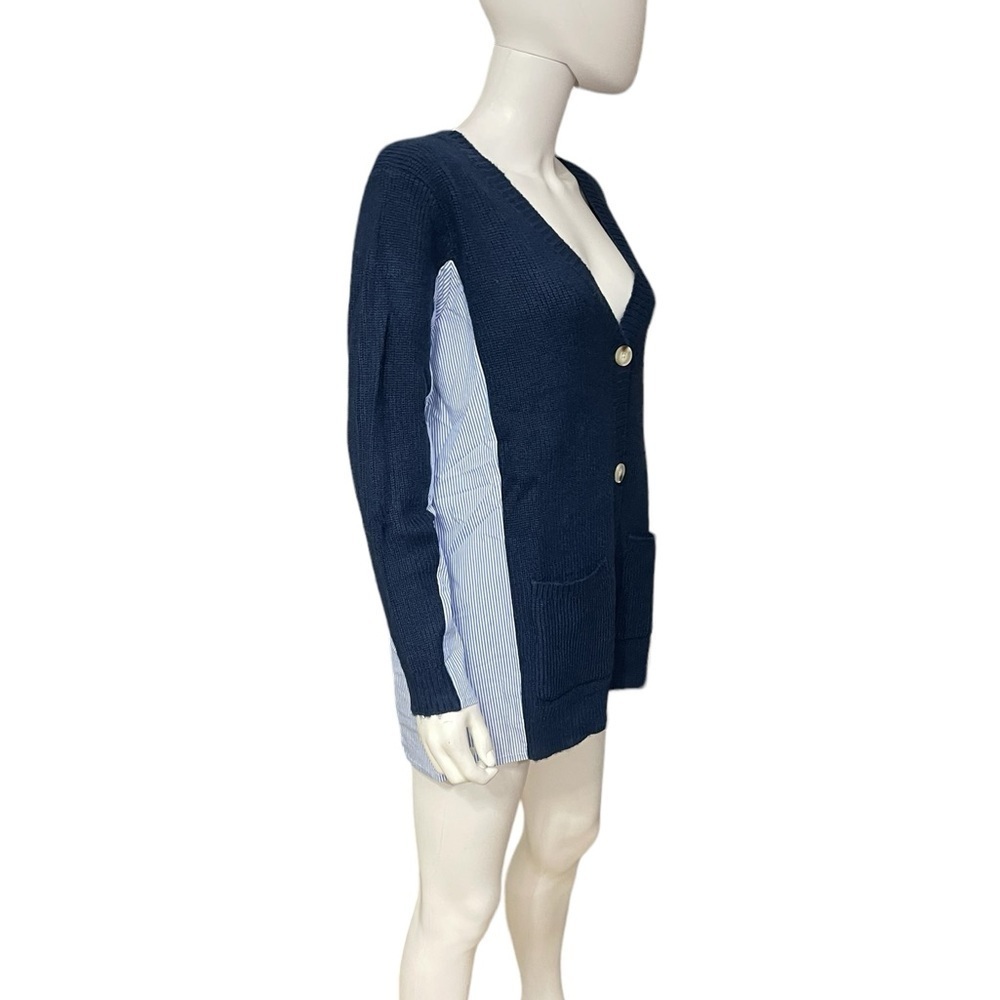 Blue Button Color Block Sweater
New - Picture 4 of 8